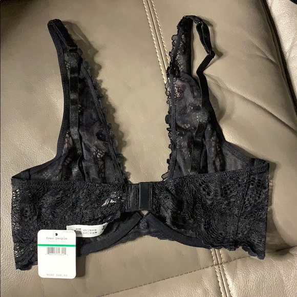 Free People Lace Underwire Plunge Bra - Picture 7 of 11